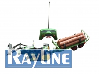 RC Kettenfahrzeug Traktor mit Anhnger QY8311E Kinderspielzeug