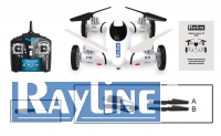 RC Quadrocopter Rayline Funtom 25C CAM (Fliegendes Auto) Drohne
