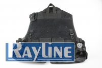 Softair Weste Police (schwarz) VT117 mit Waffenholster