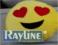 Smiley Kissen Emoticon Mix 25cm