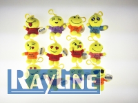 Smiley Schl�sselanh�nger Emoticon mit K�rper Mixed 8cm