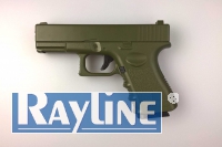 Federdruck Softair Pistole G15G aus Metall Green Color