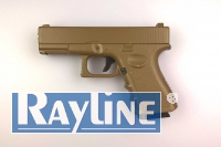 Federdruck Softair Pistole G15D Tan Color aus Metall