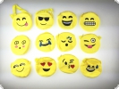 Smiley T�schchen Emoticon Mixed 14cm