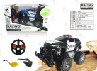 RC Auto 6142K RC Jeep Police Lenkradfernbedienung