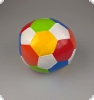 Bunter Fu�ball - Spielball - Ball00787Zoll7