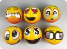 Ball Emoticon - Klein- PU -BallPU10CM