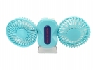 Doppel Ventilator mini mit Akku FAN-D3